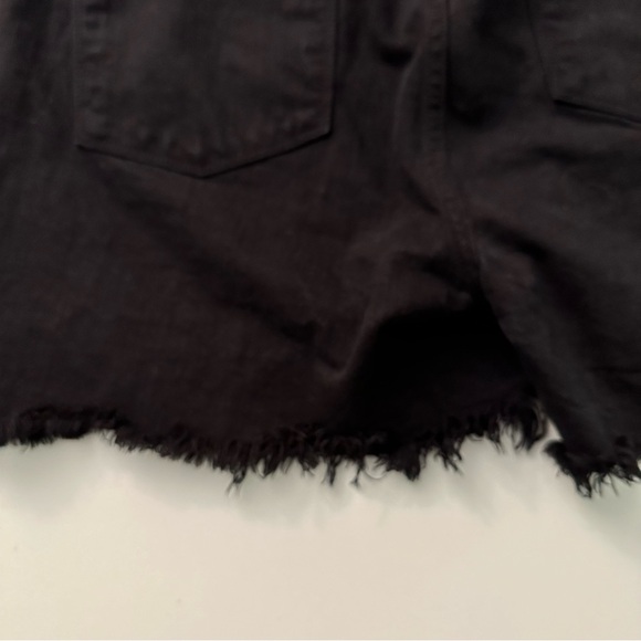 Parker Smith High Rise Black Denim Shorts - Picture 8 of 10